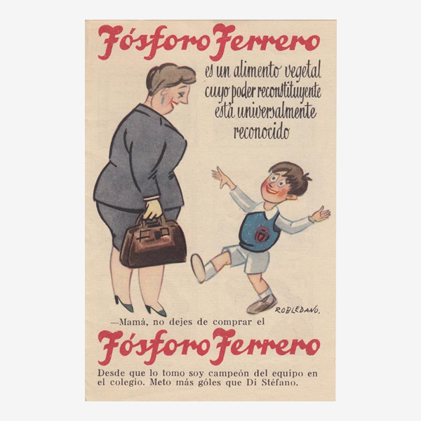 Carteles publicitarios antiguos - Fósforo ferrero - todocoleccion